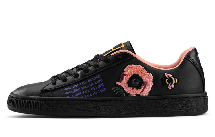 PUMA Puma Basket Floral Black Women's