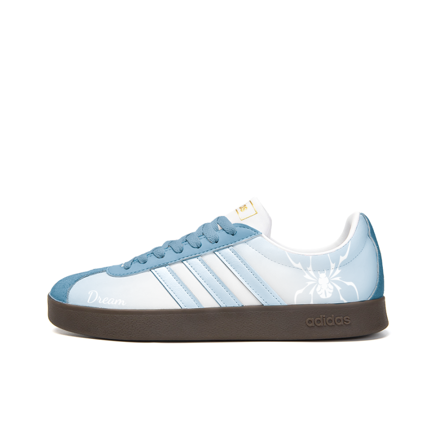Adidas Neo VL Court 2.0 Slip Resistant Abrasion Resistant Low top Skateboard Shoes Unisex Sky Blue