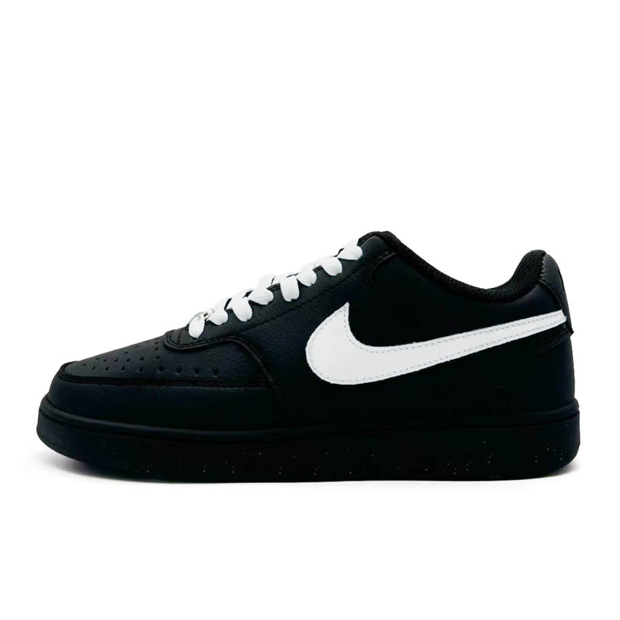 Nike Nike Court Vision Abrasion Resistant Abrasion Resistant Low top Skateboard Shoes Unisex Black White