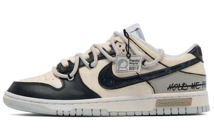 Nike Nike Dunk Low top Skateboard Shoes Men's Black White Blue