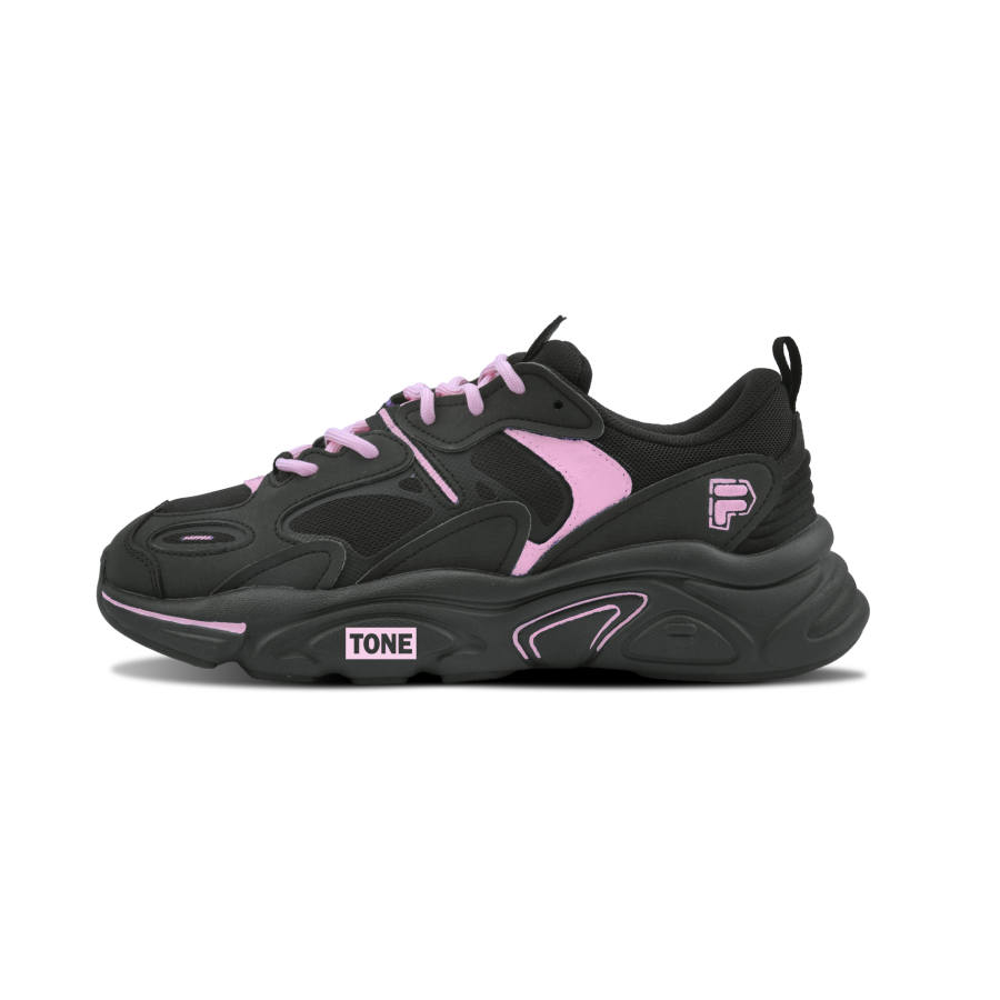 FILA Mars 2 Mars 2.0 Abrasion Resistant Lightweight Height Increasing Low top Chunky Sneakers Women's Peach Pink