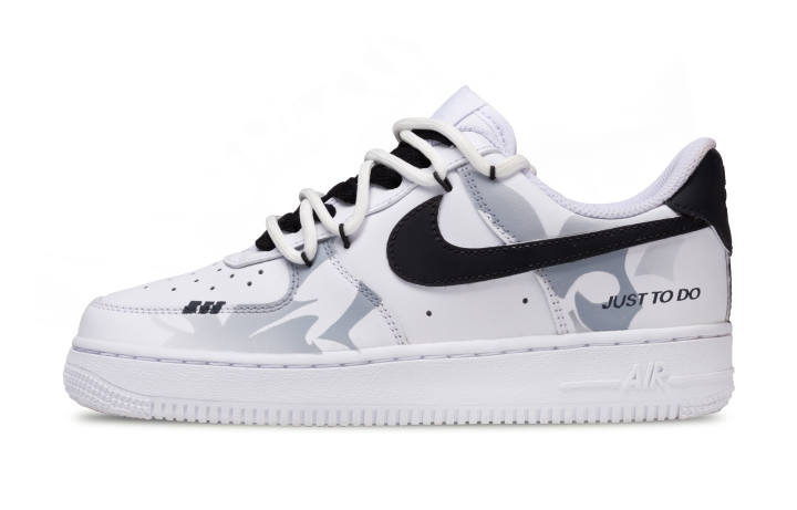Nike Nike Air Force 1 Ink Butterfly Valley Waterproof Abrasion Resistant Lightweight Low top Skateboard Shoes Unisex