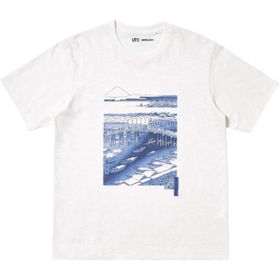 UNIQLO x FUSHIHUIZHILAN,LIANMINGKUAN Floating World Blue, Collaboration FW25 T Shirt Men's