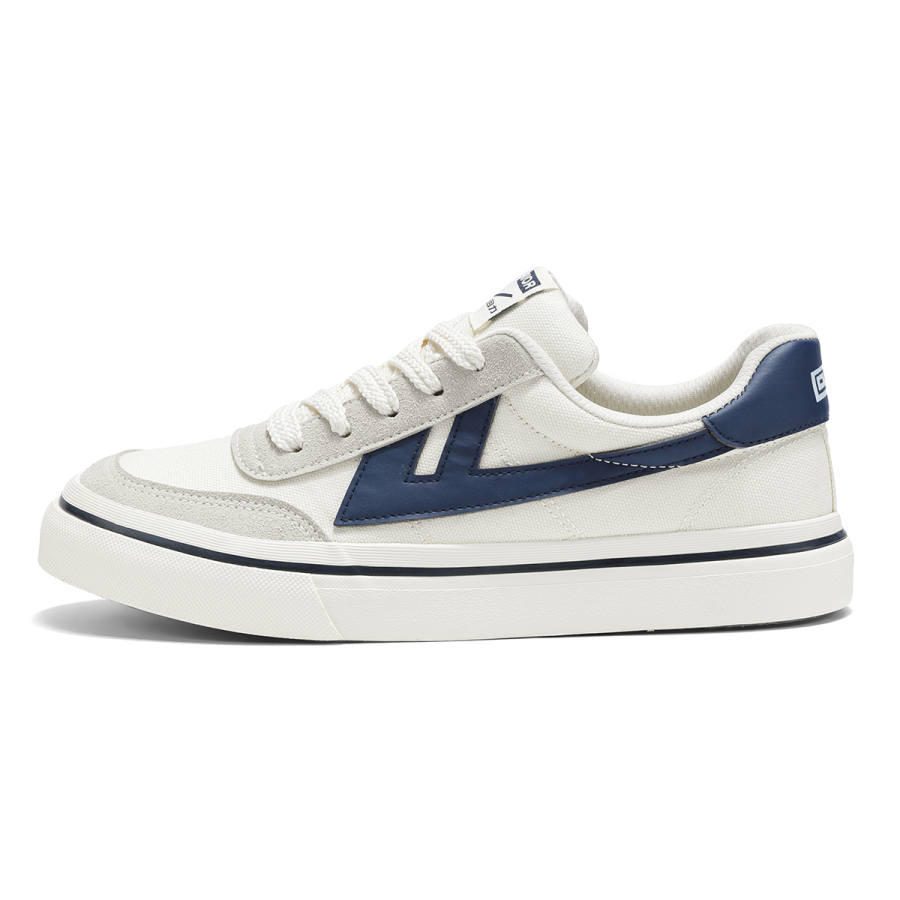 Warrior White Sneakers Canvas Abrasion Resistant Lightweight Breathable Abrasion Resistant, Lightweight, And Breathable