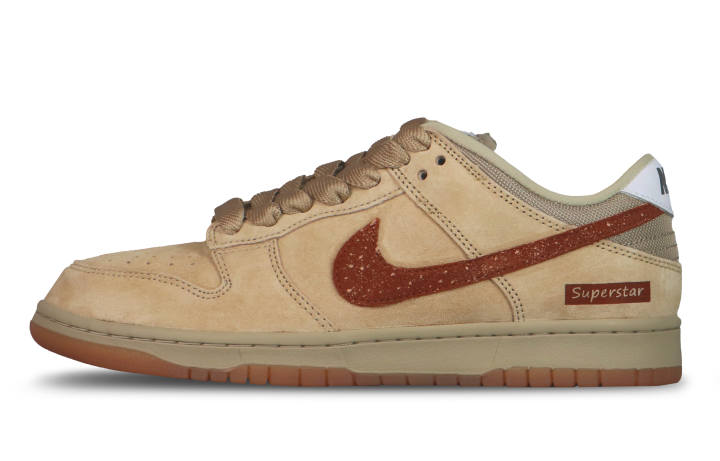 Nike Nike Dunk SB Abrasion Resistant Abrasion Resistant Low top Skateboard Shoes Unisex Brown Red