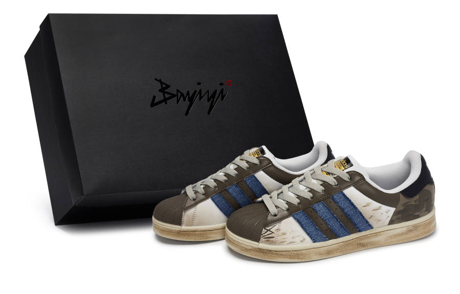 Adidas Originals SUPERSTAR 811 Manufacturing, Lucky Wheel, Special Shoe Box Abrasion Resistant Abrasion Resistant