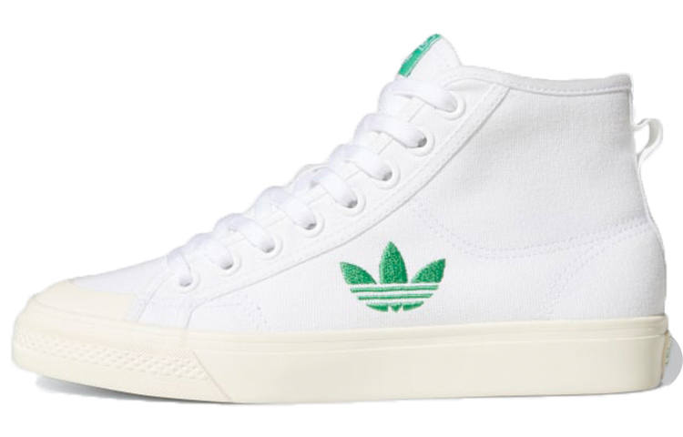 Adidas Originals NIZZA Canvas Breathable High top Skateboard Shoes Women's