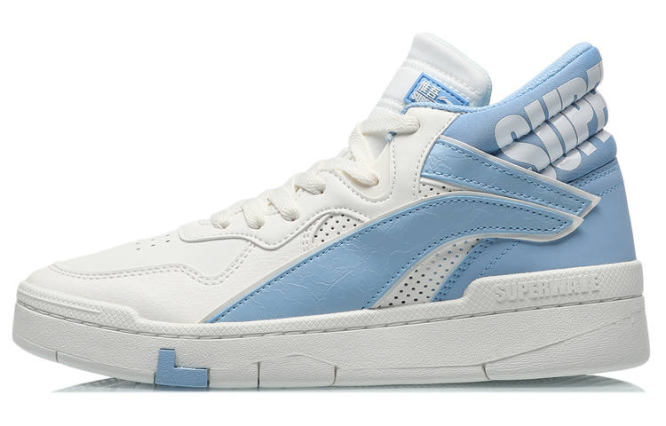 Li-Ning Li Ning Superwave Canvas Hi 'White Blue' Women's
