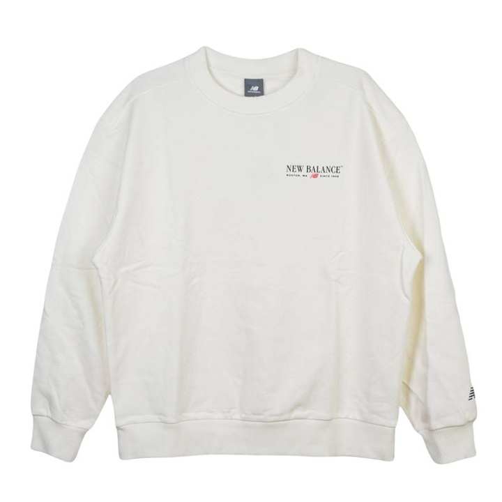 New Balance New Balance Sweatshirt Men's Sea Salt White