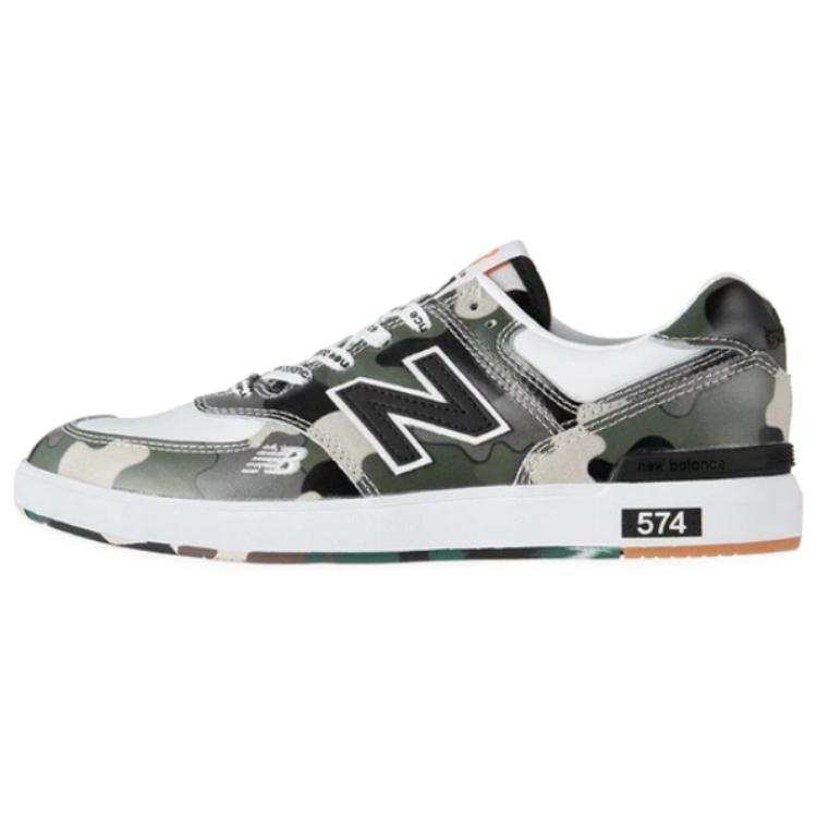 New Balance Atmos x New Balance AM574 Cushioning Abrasion Resistant Cushioning, Wear Resistant Low top Skateboard Shoes Unisex