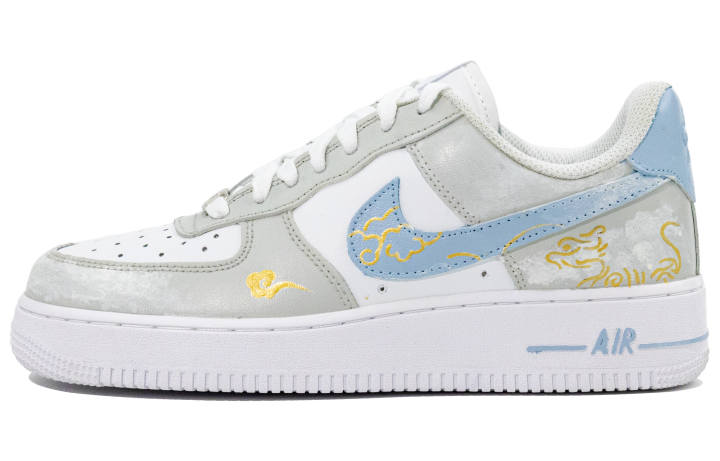 Nike Nike Air Force 1 Minimalist Style, Unique, Hand Drawn, Gradient Abrasion Resistant Height Increasing Low top