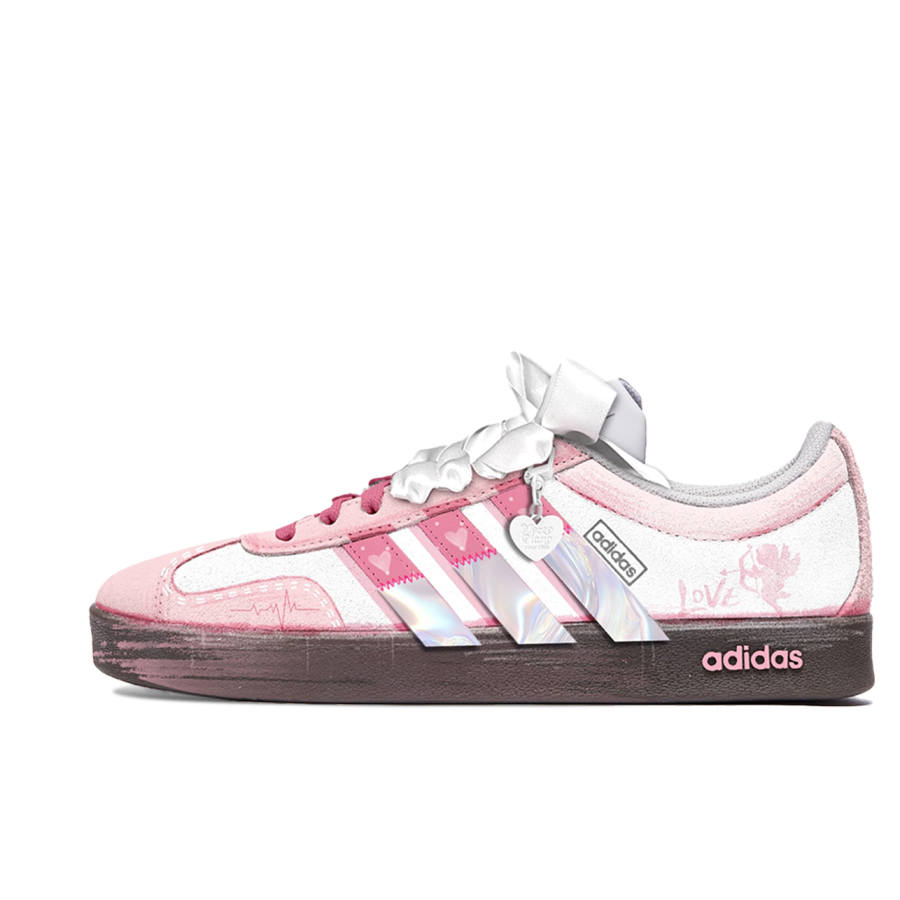 Adidas Neo VL Court 2.0 ADCDAVINCI Little Angel Slip Resistant Abrasion Resistant Slip Resistant Abrasion Resistant