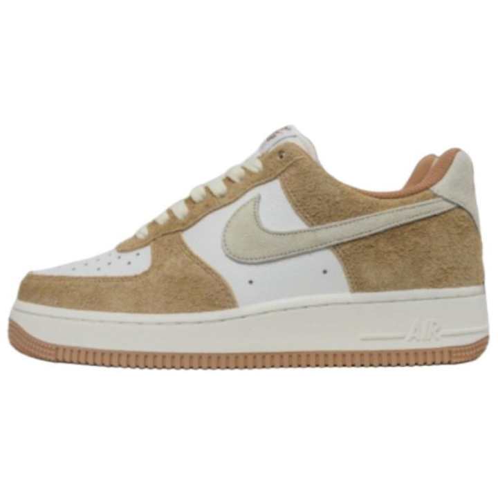 Nike Nike Air Force 1 Cushioning, Wear Resistant Low top Skateboard Shoes Unisex Brown
