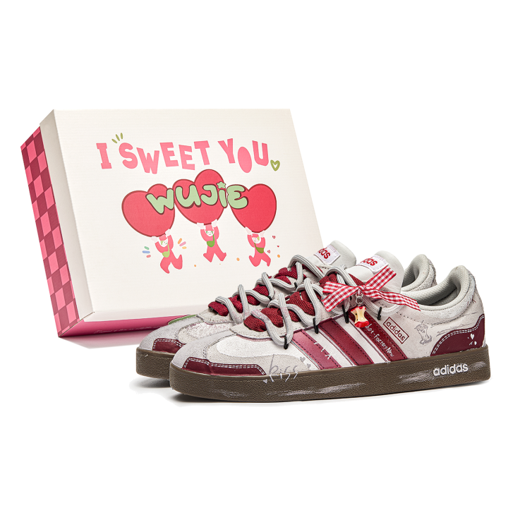 Adidas Adidas Low top Skateboard Shoes Unisex Red Brown