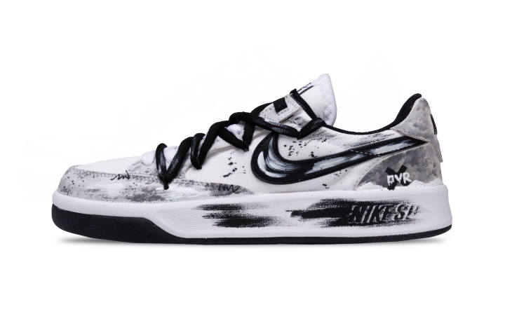 Nike Nike SB Adversary Jiang Gray Slip Resistant Slip Resistant Low top Skateboard Shoes Men's White Gray