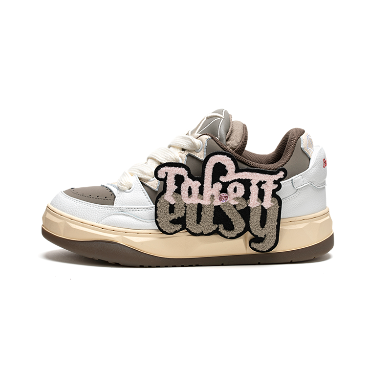 Ruby Scott Ruby Scott Skateboard Shoes Unisex Low Top White/Mocha