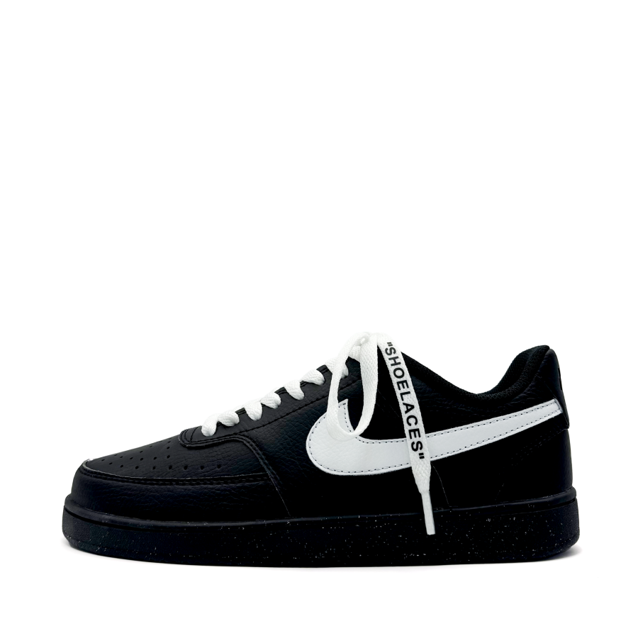 Nike Nike Court Vision Low Abrasion Resistant Abrasion Resistant Low top Skateboard Shoes Unisex Black White