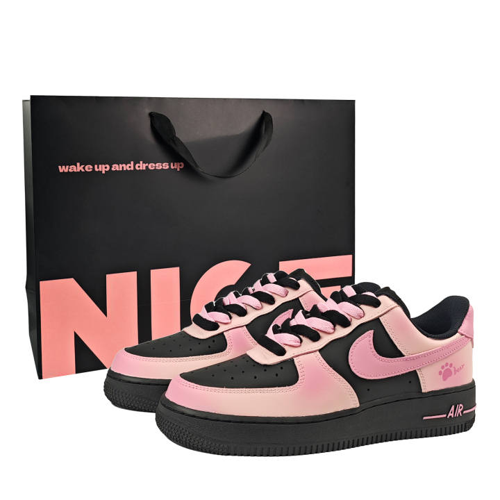 Nike Nike Air Force 1 Slip Resistant Slip Resistant Low top Skateboard Shoes Women's Pink