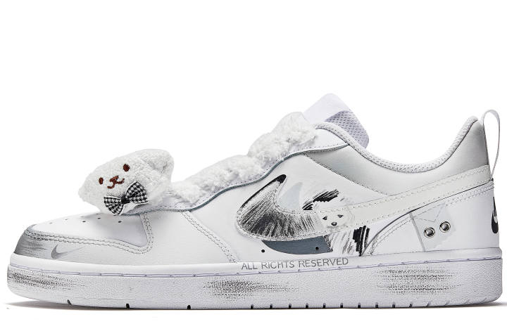 Nike Nike Court Borough Skateboard Shoes Women's Low Top White