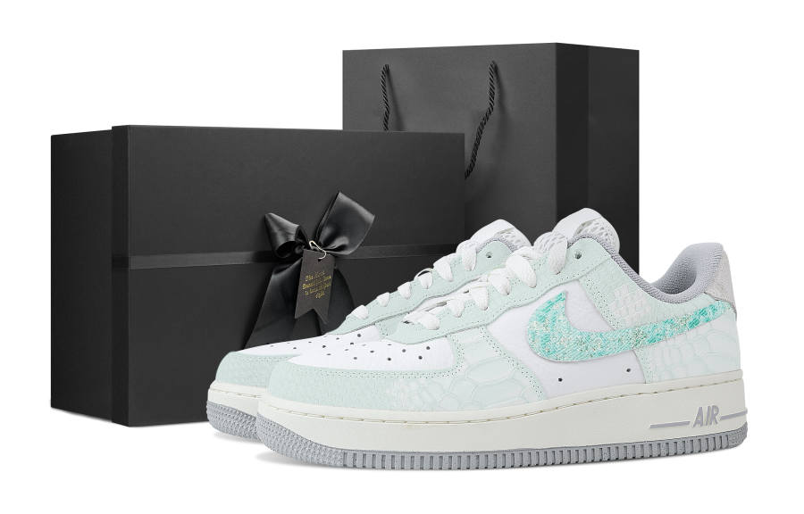 Nike Nike Air Force 1 Waltz Of The Green Vine, High End Box Slip Resistant Abrasion Resistant Low top Skateboard Shoes
