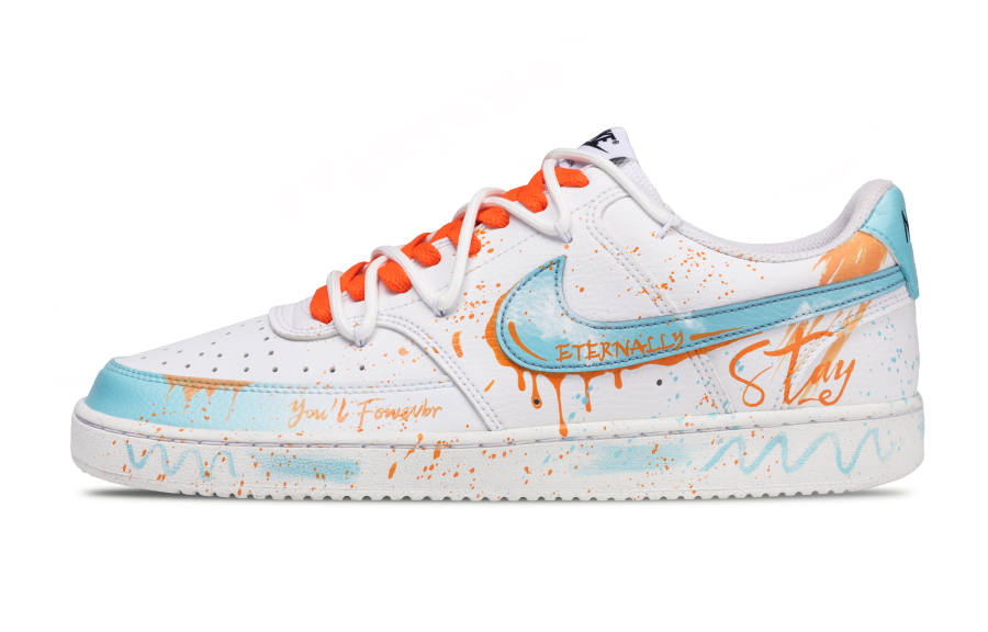 Nike Nike Court Vision 1 Abrasion Resistant Breathable Abrasion Resistant Breathable Low top Skateboard Shoes Women's