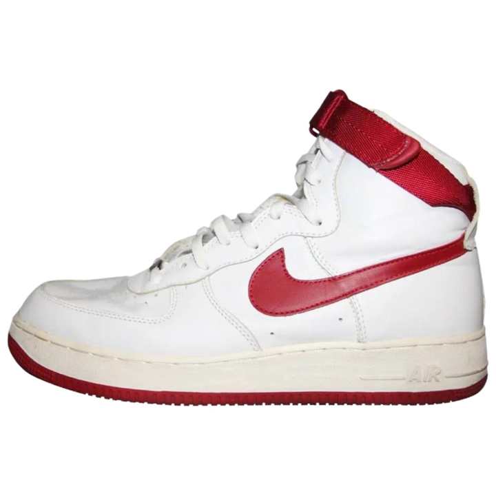 Nike Nike Air Force 1 Slip Resistant Abrasion Resistant High top Skateboard Shoes Unisex White