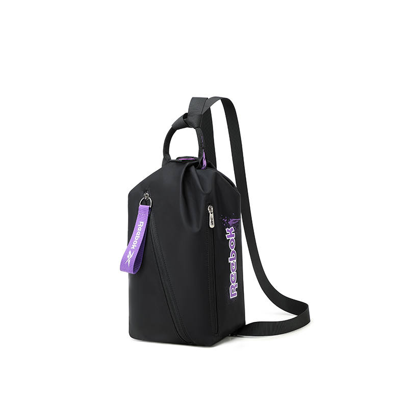 Reebok Reebok Nylon Backpack Regular Unisex Black Purple