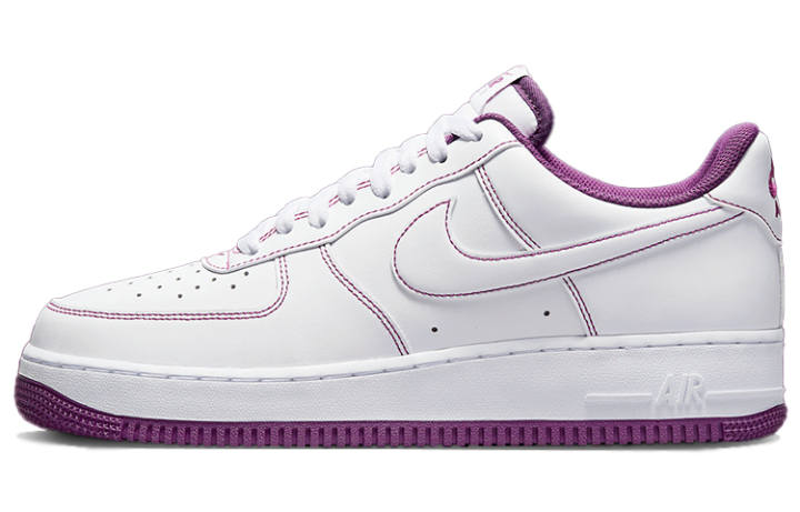 Nike Nike Air Force 1 '07 'Contrast Stitch White Viotech'