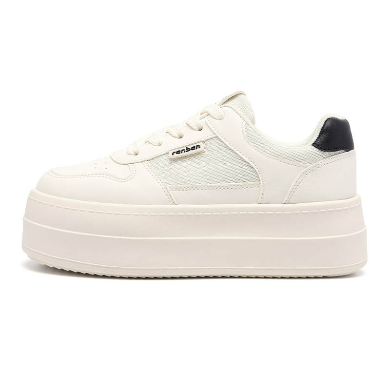RENBEN Abrasion Resistant Height Increasing Slip Resistant Low top Skateboard Shoes Women's