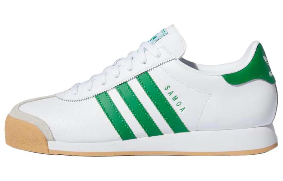 Adidas Originals Samoa Low top Skateboard Shoes Unisex White Green