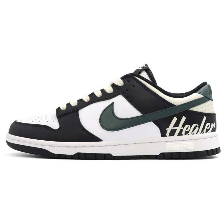 Nike Nike Dunk Moon Mail Carrier, Pioneer Slip Resistant Abrasion Resistant Low top Skateboard Shoes Men's Black Green