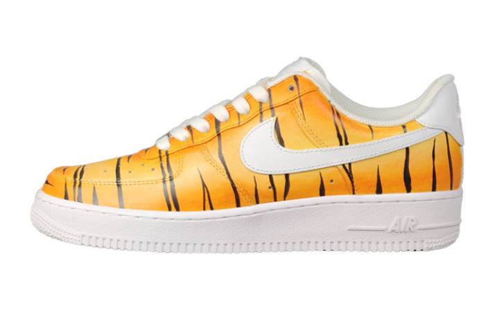 Nike Nike Air Force 1 Low top Skateboard Shoes Men's Yellow Black