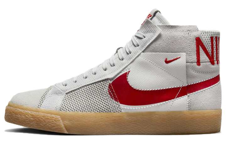 Nike Nike Sb Zoom Blazer Mid Premium Deconstructed White University Red Gum