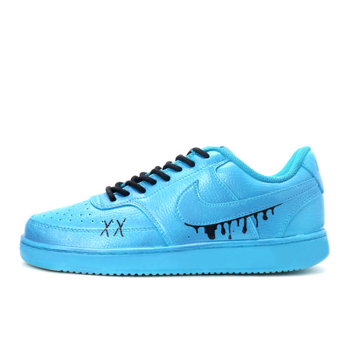 Nike Nike Court Vision 1 Skateboard Shoes Men's Low Top Blue/Black
