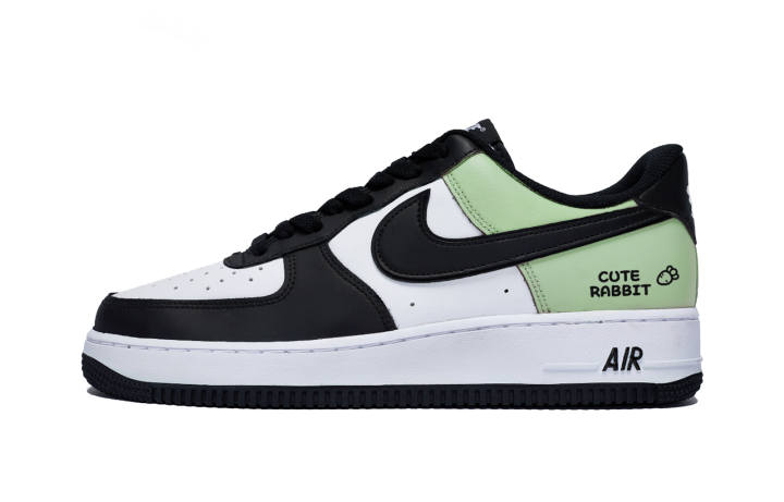 Nike Nike Air Force 1 Radish Matcha Slip Resistant Low top Skateboard Shoes Men's White Green