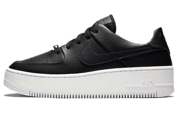 Nike Nike Air Force 1 Sage Low Black White Women's