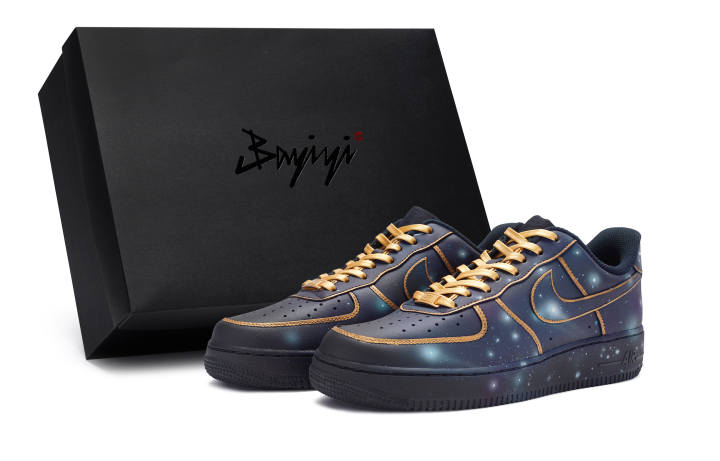 Nike Nike Air Force 1 Low top Skateboard Shoes Women's Black Purple