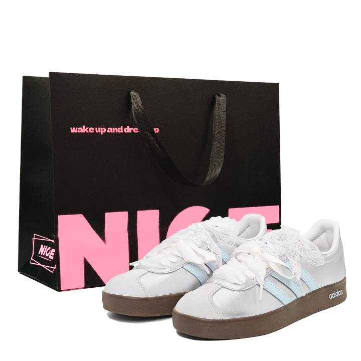 Adidas Adidas VL COURT 2.0 Low top Skateboard Shoes Unisex Silver