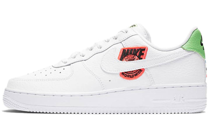 Nike Nike Air Force 1 Low '07 Worldwide Pack Flash Crimson Green Strike Women's