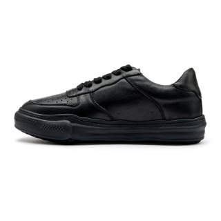FINEPLAN Low top Skateboard Shoes Unisex Deep Black