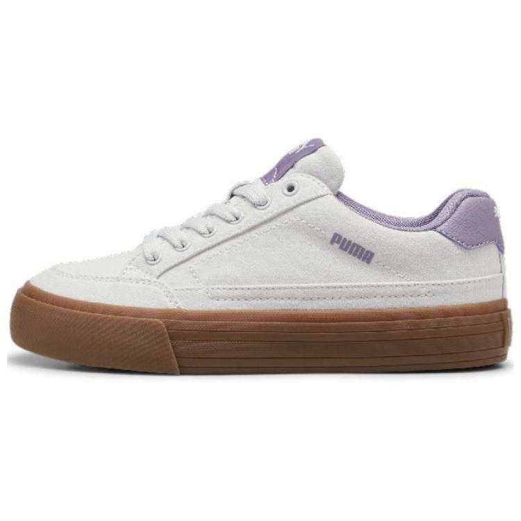 PUMA Court Classic Vulc Textile, Artificial Leather Abrasion Resistant Lightweight Coverage Low top