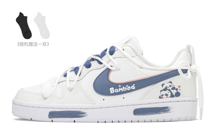 Nike Nike Court Borough Height Increasing Height Increasing Low top Skateboard Shoes GS White Purple