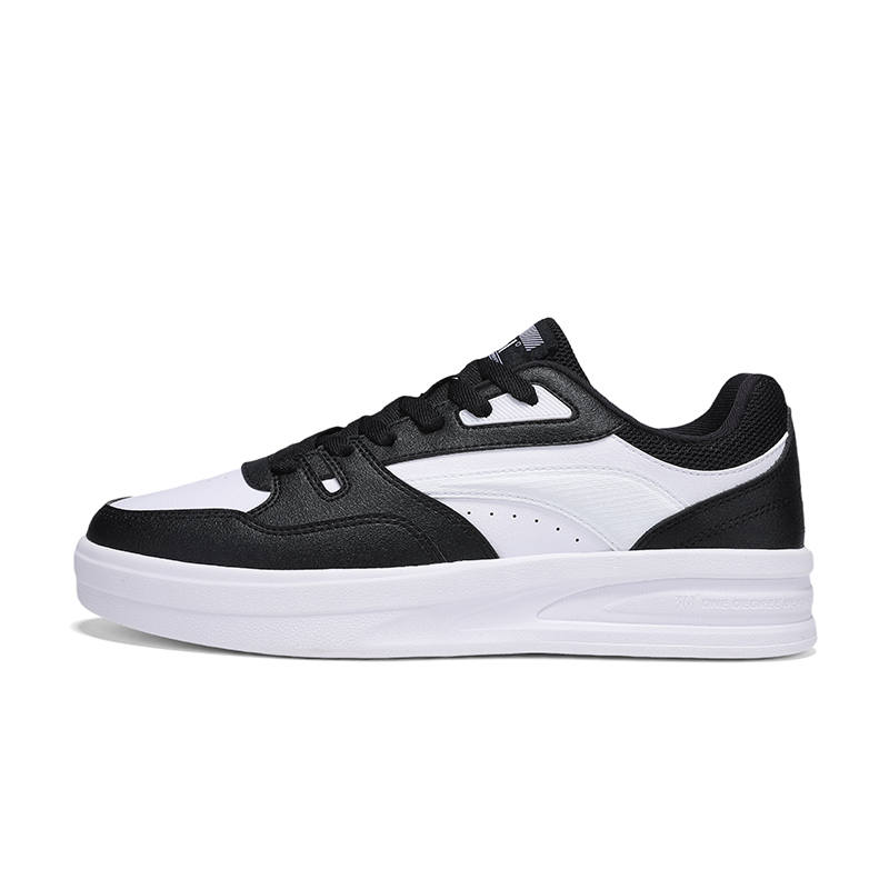361° Wear resistant And Lightweight Low top Skateboard Shoes Men's White Black