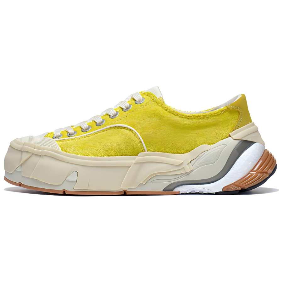 Li-Ning Li Ning Wuji Slip Resistant Cushioning Slip Resistant Cushioning Low top Skateboard Shoes Men's Yellow