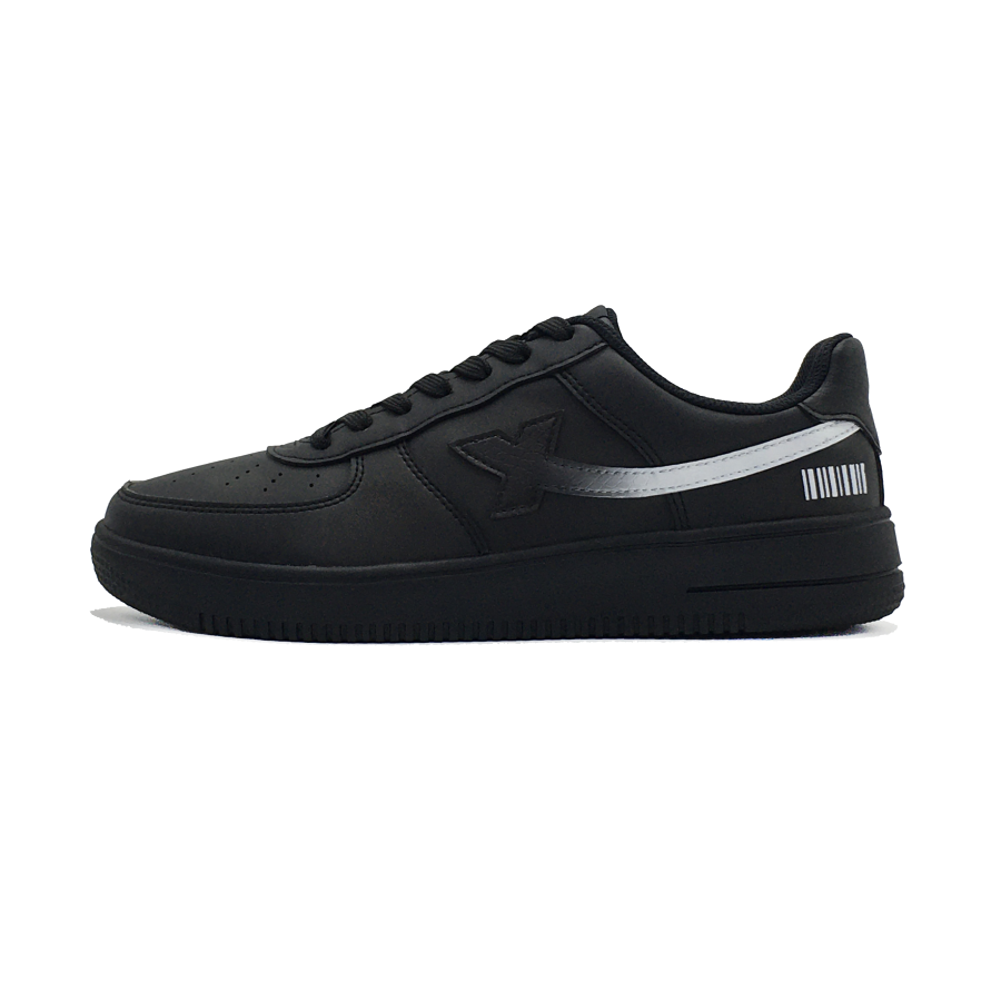 XTEP Air Force 1 Simple White Synthetic Leather Slip Resistant Abrasion Resistant Low top Skateboard Shoes Men's