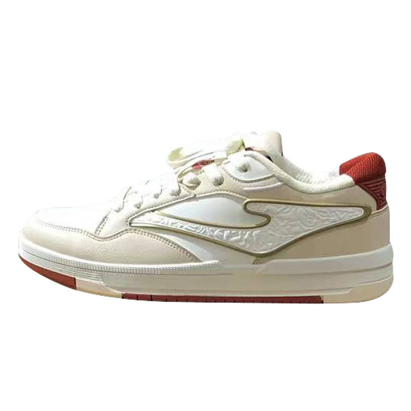 Erke No Double New Year Edition Waterproof, Abrasion Resistant, And Breathable Low top Skateboard Shoes Men's Ecru