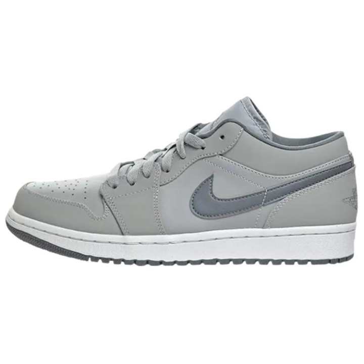 Jordan Jordan Air Jordan 1 Low top Skateboard Shoes Men's Gray