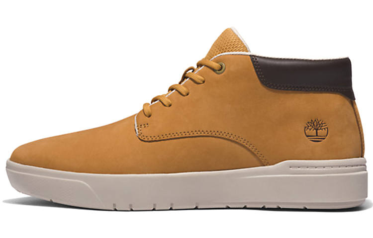 Timberland Seneca Bay Chukka Slip Resistant Abrasion Resistant Mid top Skateboard Shoes Men's Brown