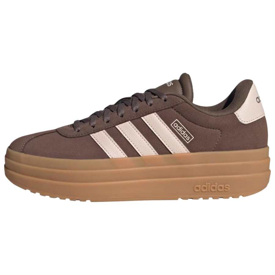 Adidas Adidas VL Court Bold Abrasion Resistant Abrasion Resistant Low top Skateboard Shoes Women's Brown