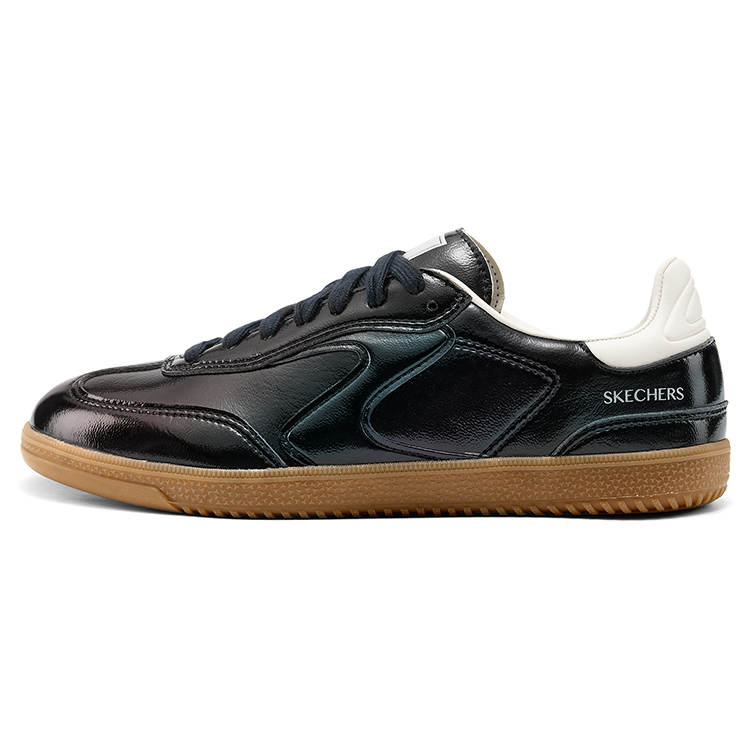 Skechers Galaxy Rose German Army Trainers Low top Skateboard Shoes Women's Black